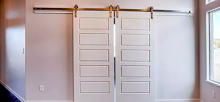 Glass Barn Door with Installation Hardware Kit Oshkosh